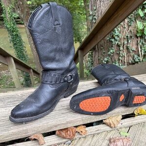 Men’s Harley Davidson Harness Riding Boots Leather